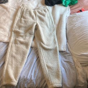 SKIMS Teddy jogger, size small, color bone